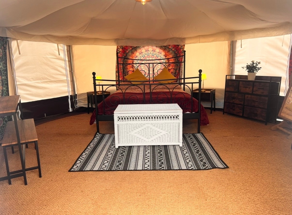 Yurt interior